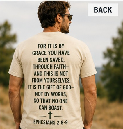 Saved By Grace inspirational T-shirt