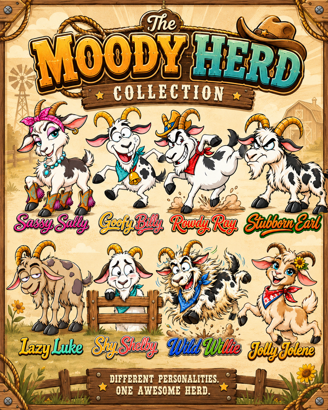 The Moody Herd Tees