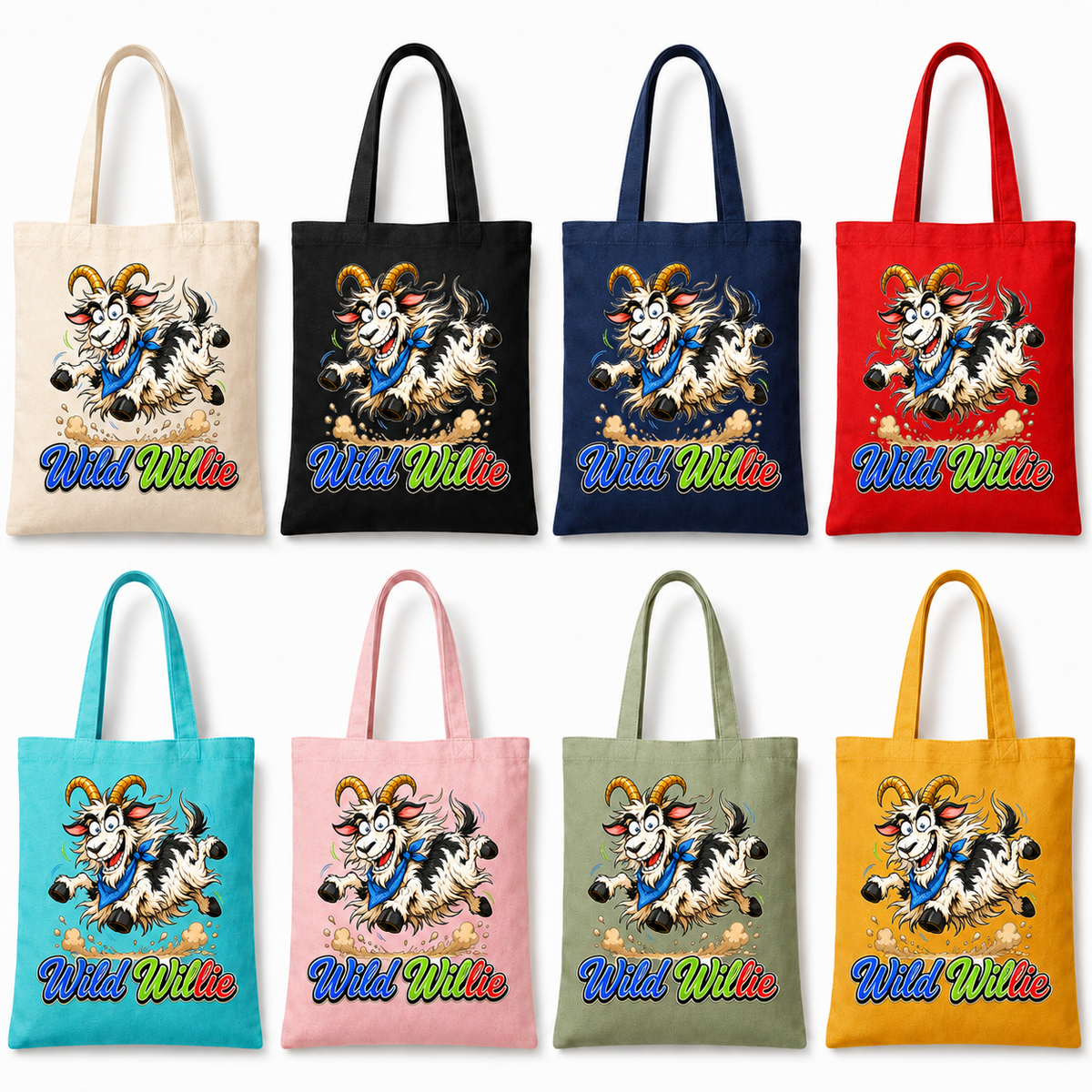 Wild Willie - The Moody Herd Canvas Tote