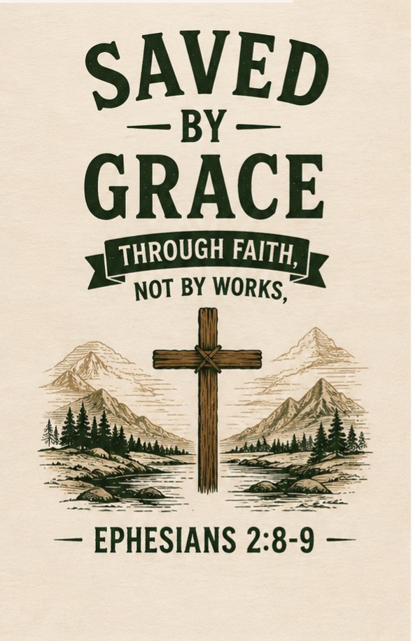 Saved By Grace inspirational T-shirt