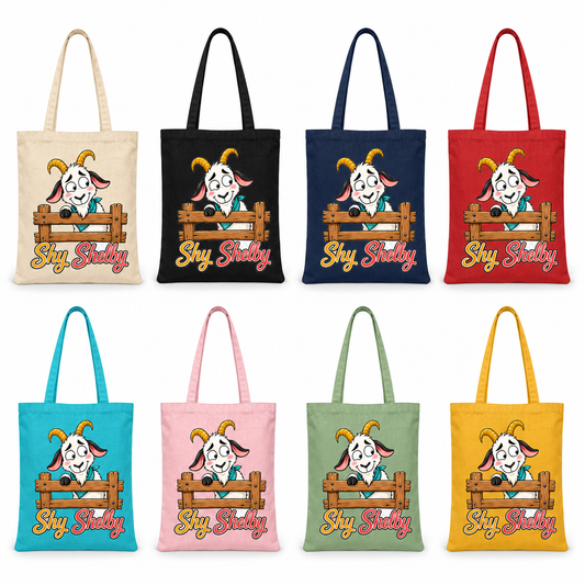 Shy Shelby - The Moody Herd Canvas Tote