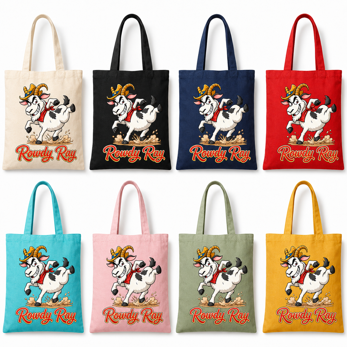 Rowdy Ray - The Moody Herd Canvas Tote