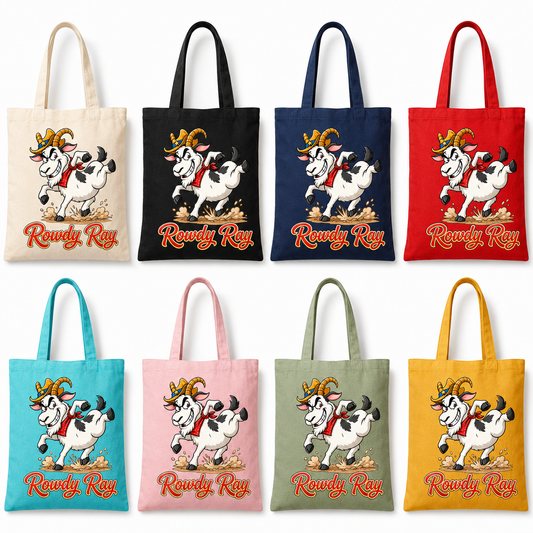 Rowdy Ray - The Moody Herd Canvas Tote