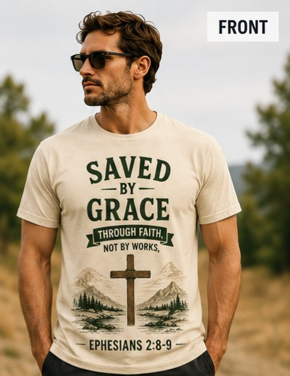 Saved By Grace inspirational T-shirt