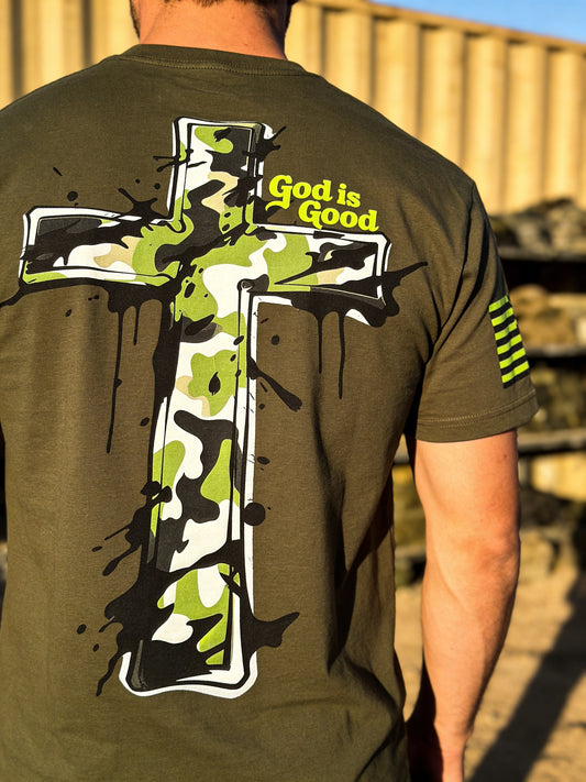 Camouflage Cross T-shirt