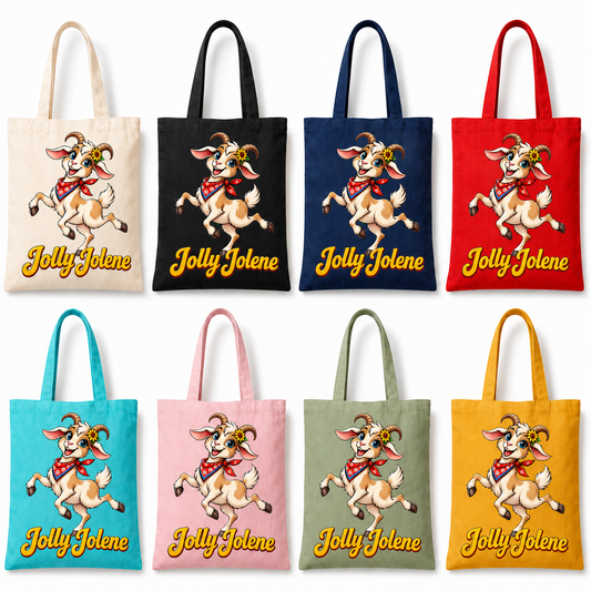 Jolly Jolene - The Moody Herd Canvas Tote